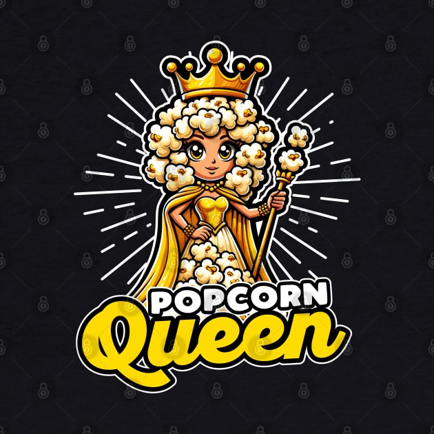 Popcorn Queen by DetourShirts